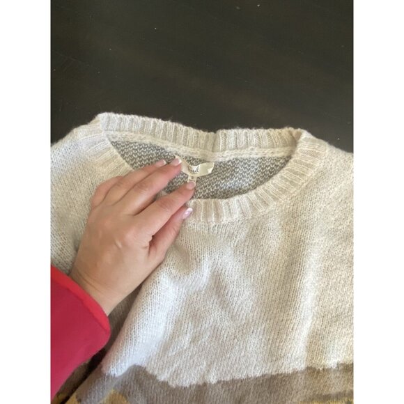 Easel Cheetah Crewneck Sweater small - Picture 2 of 3